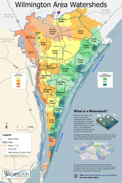 Map of Wilmington Watersheds